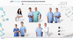 Desktop Screenshot of prochirurgia.sk